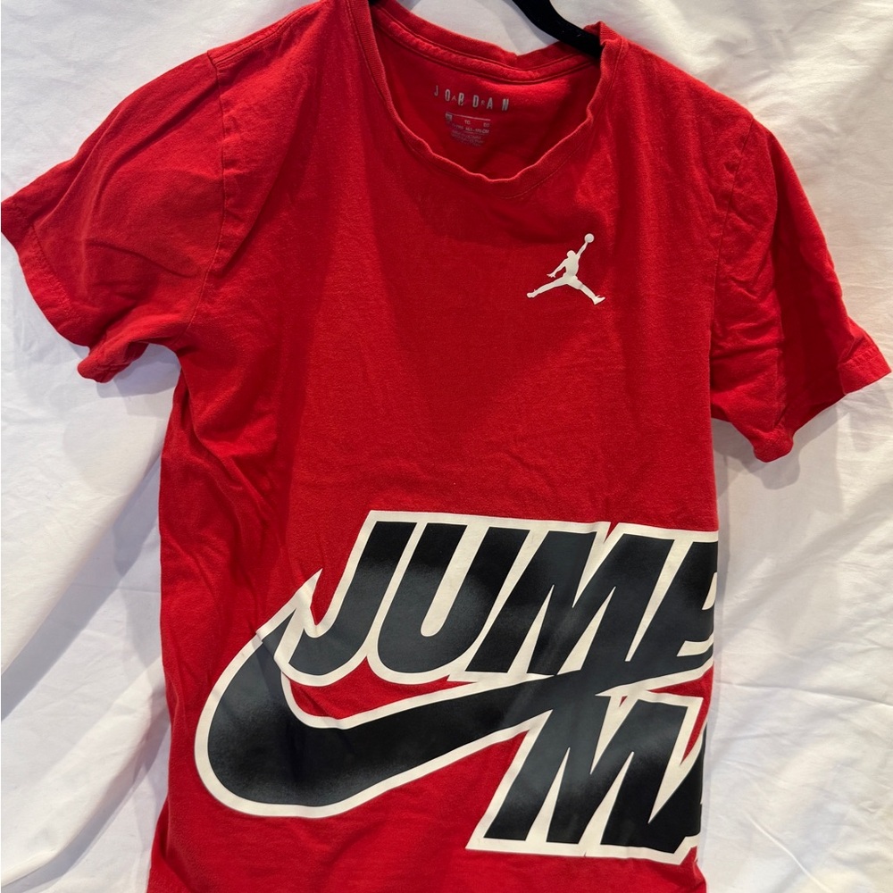 Jordan Kids Red Jumpman Tee